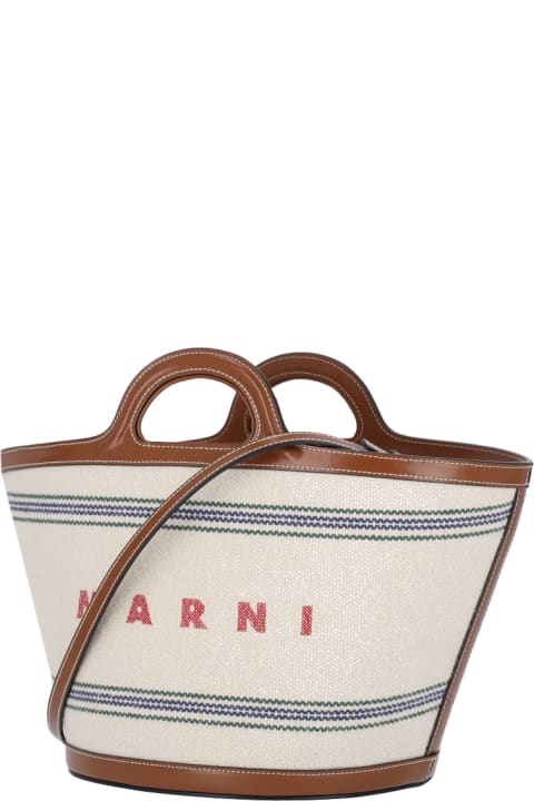 Marni Bags for Women Marni 'tropicalia' Multicolor Cotton Blend Bag