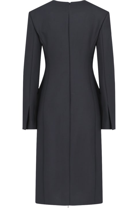 Ferragamo Coats & Jackets for Women Ferragamo Deep Neckline Dress
