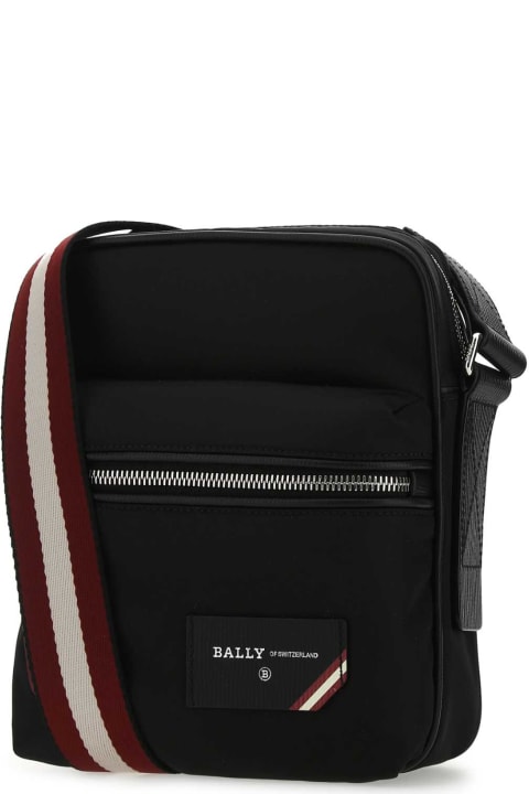 Shoulder Bags for Men Bally Black Nylon Faara Shoulder Bag