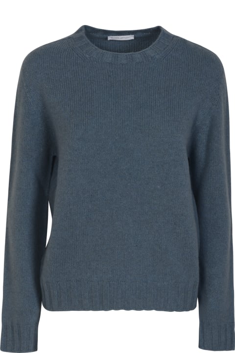 Crewneck Plain Knit Sweater