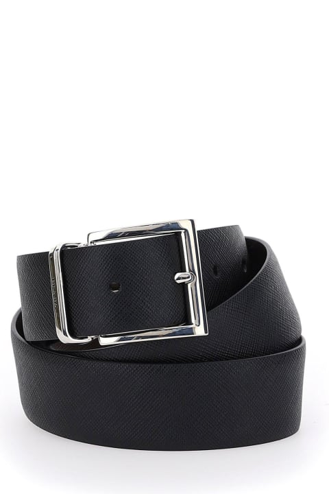 Prada Accessories for Men Prada Reversible Buckle Belt