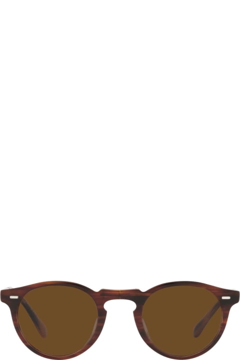 Accessories for Women Oliver Peoples Ov5456su Amaretto / Striped Honey Sunglasses