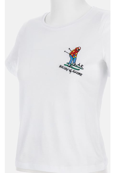 Alessandro Enriquez for Men Alessandro Enriquez Crewneck Cotton T-shirt