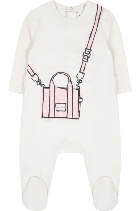 Marc Jacobs Clothing for Baby Girls Marc Jacobs Multicolor Set For Baby Girl With Logo