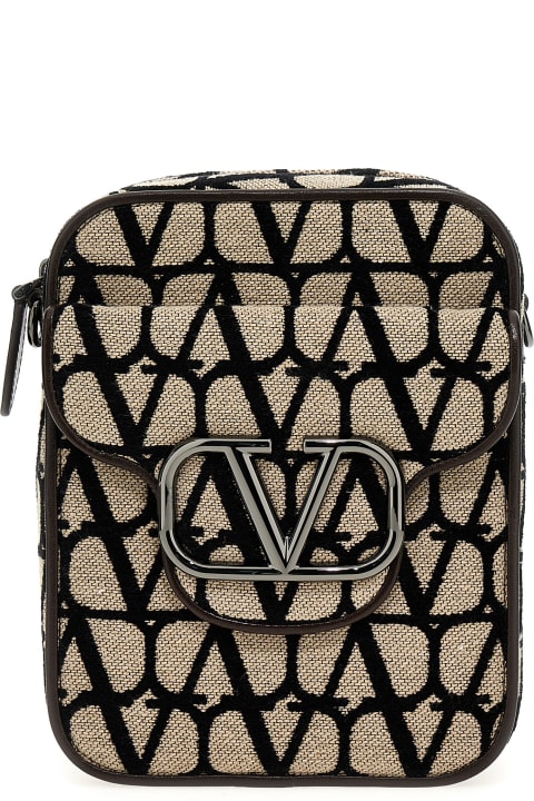 Valentino Garavani Bags for Men Valentino Garavani Garavani Loco Small Crossbody Bag
