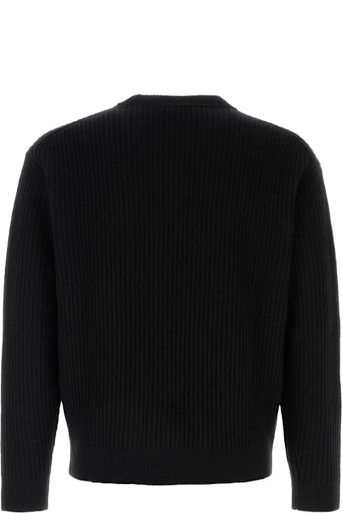 Maison Kitsuné for Kids Maison Kitsuné Fox Head Wool Ribbed Jumper