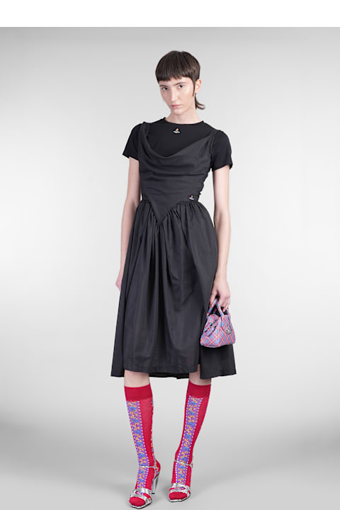 Vivienne Westwood Topwear for Women Vivienne Westwood Orb Peru Tee T-shirt In Black Cotton