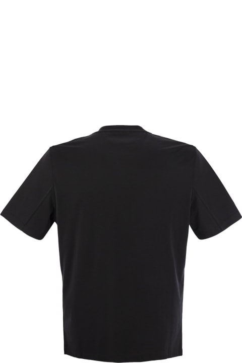 Brunello Cucinelli Topwear for Men Brunello Cucinelli Slim Fit Crew-neck T-shirt In Cotton Jersey With Logo