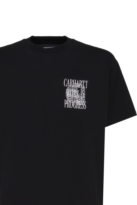 Carhartt ملابس علوية لـ القسم الرجالي Carhartt T-shirt With Print