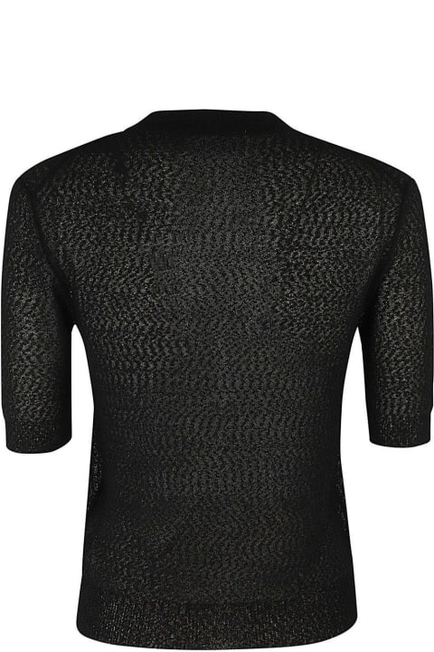 Ami Alexandre Mattiussi Sweaters for Women Ami Alexandre Mattiussi Crewneck Cropped Knitted Top