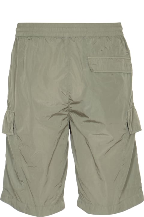 C.P. Company Pants for Men C.P. Company Grey Nylon Bermuda Shorts