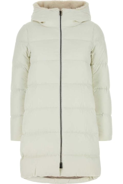 Herno Women Herno White Polyester Down Jacket