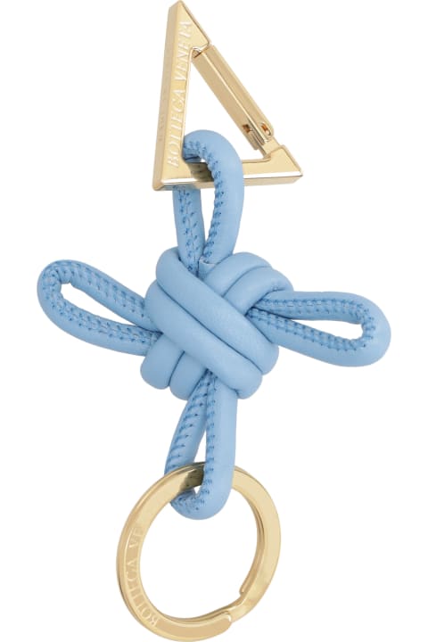 Triangle Leather Keyring