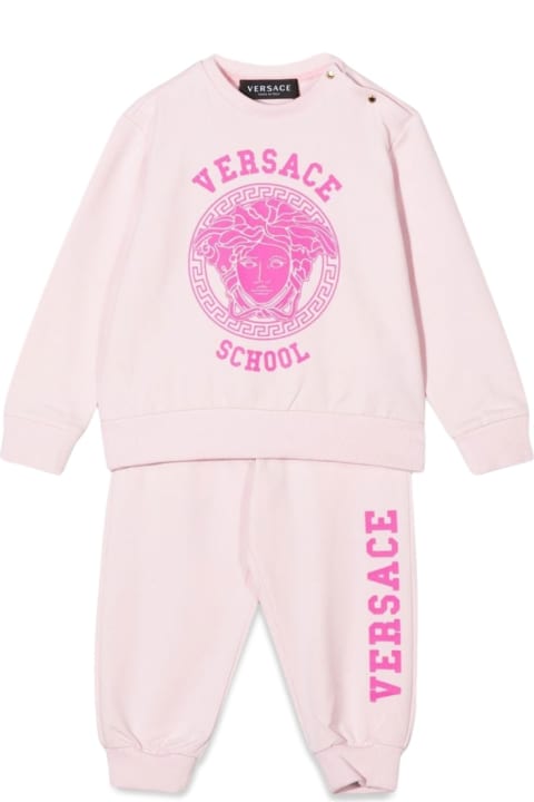 Bodysuits & Sets for Baby Boys Versace Crewneck Sweatshirt + Joggers Suit