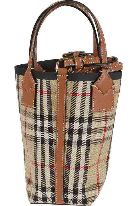Totes for Women Burberry Check Bucket Bag