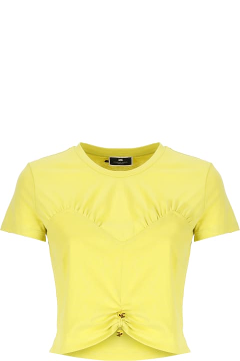 Elisabetta Franchi Topwear for Women Elisabetta Franchi T-shirt With Drape