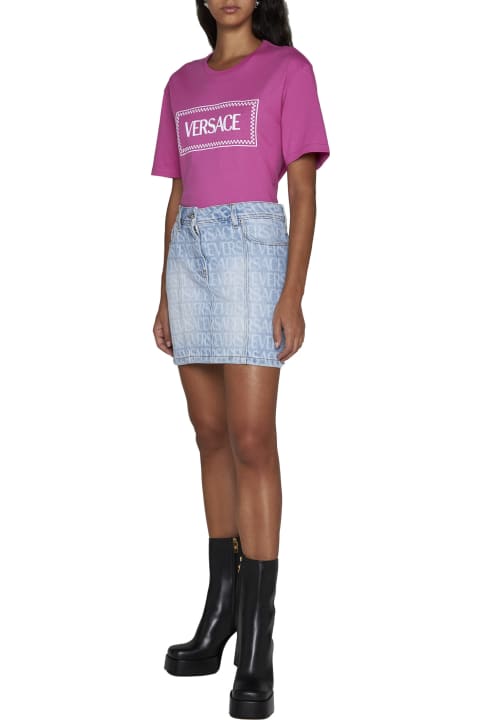 Versace Topwear for Women Versace T-shirt With '90s Vintage Logo