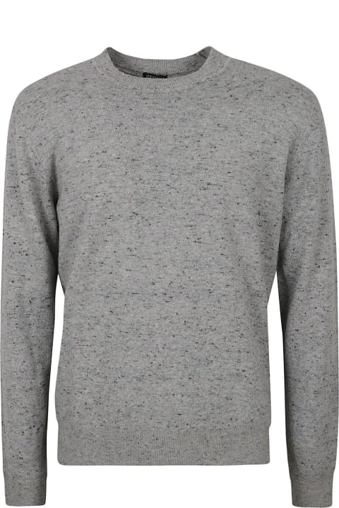 أدوات منزلية Zegna Crewneck Rib Knit Sweater