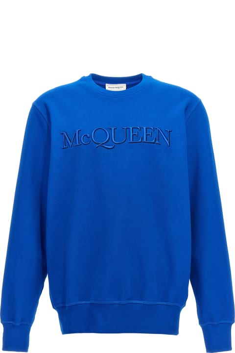 メンズ Alexander McQueenのフリース＆ラウンジウェア Alexander McQueen Embroidered Logo Sweatshirt