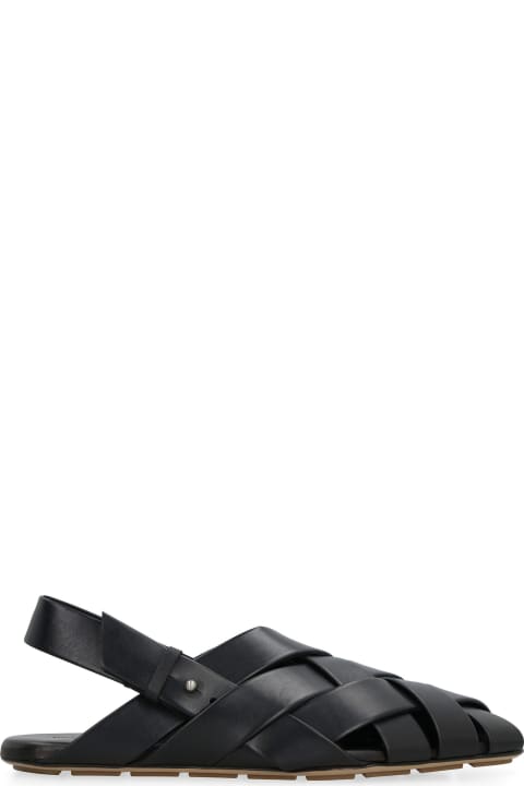 Bottega Veneta Shoes for Men Bottega Veneta Alfie Leather Slipper