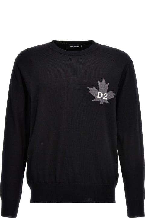 Sweaters for Men Dsquared2 D2 Leaf Sweater