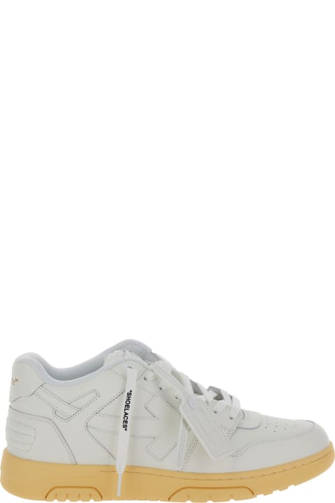 Shoes for Men Off-White Out Of Office Calf Leather White White