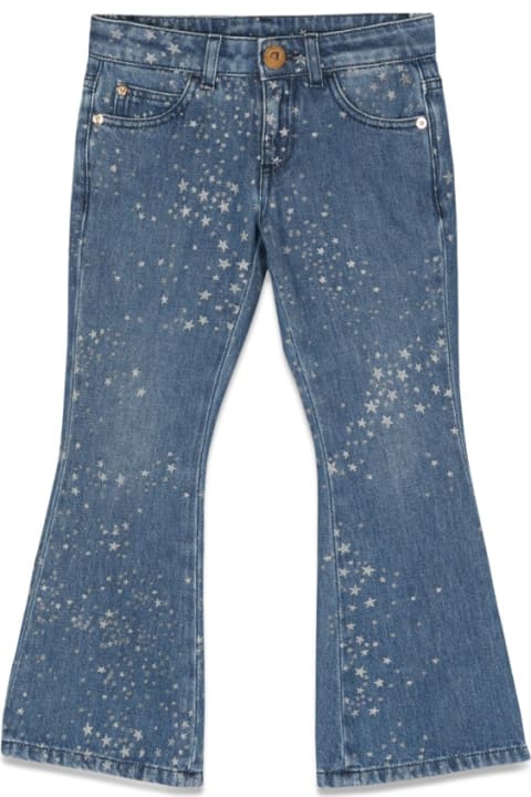 Homeware Versace Glitter Print Jeans