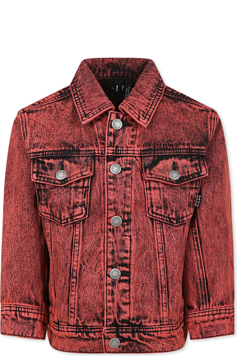 Homeware Molo Red Denim Jacket For Kids