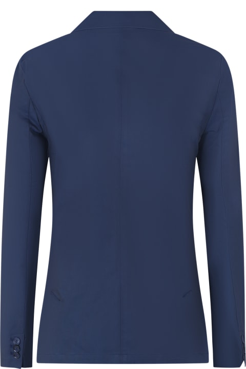 Emporio Armani Coats & Jackets for Boys Emporio Armani Blue Jacket For Boy With Logo