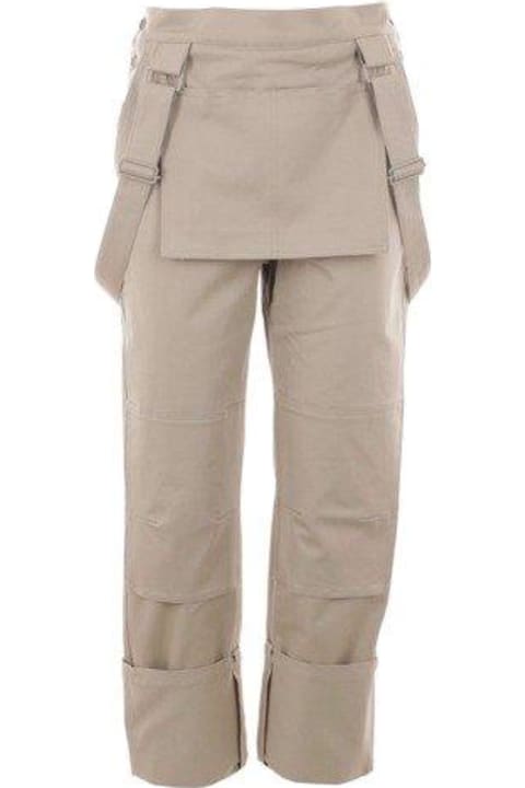 Pants & Shorts for Women Max Mara Buckle Detailed Straight Leg Trousers