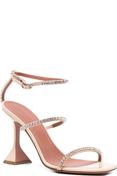 Amina Muaddi Gilda Heel Sandals