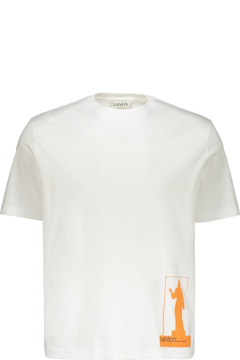 Sale for Men Lanvin Logo Print T-shirt