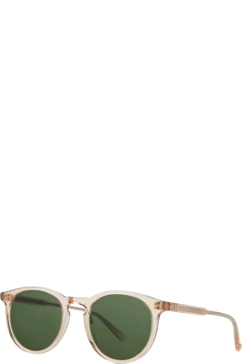 Garrett Leight Eyewear for Women Garrett Leight Carlton Sun Bio Beige Crystal/bio Green Sunglasses