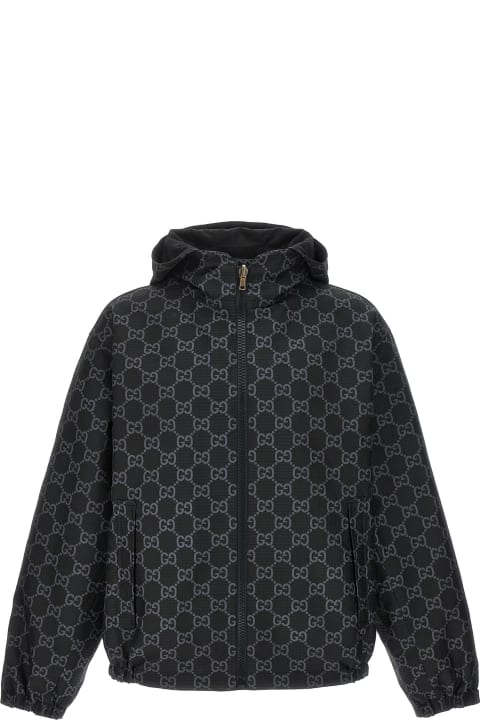 メンズ コート＆ジャケット Gucci 'gg' Reversible Jacket