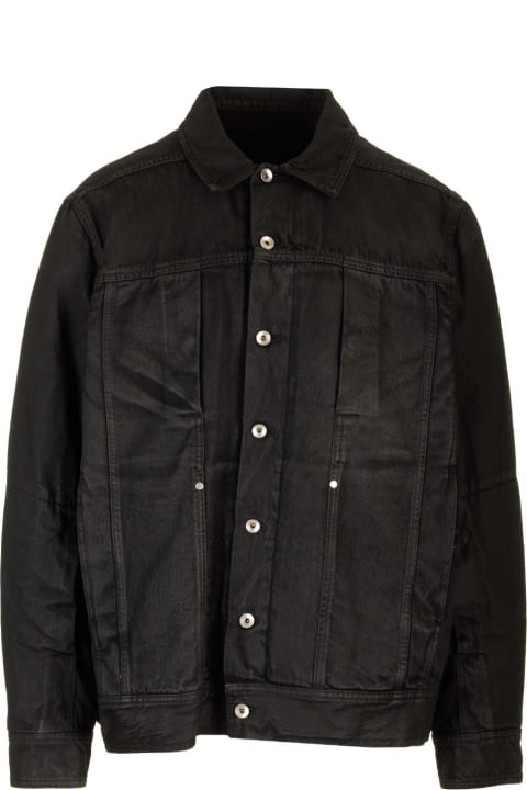 Rick Owens Coats & Jackets for Men Rick Owens 'lido' Denim Worker Jacket