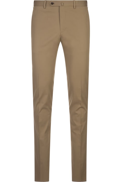 Fashion for Men PT Torino Dark Beige Silkochino Trousers