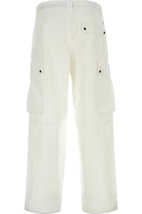 C.P. Company Pants for Men C.P. Company White Cotton Pant