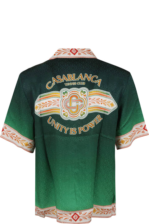 Shirts for Men Casablanca Unity Is Power Shirt