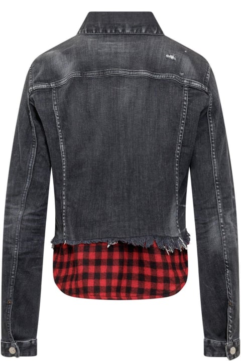 Dsquared2 for Women Dsquared2 Panelled Button-up Jacket
