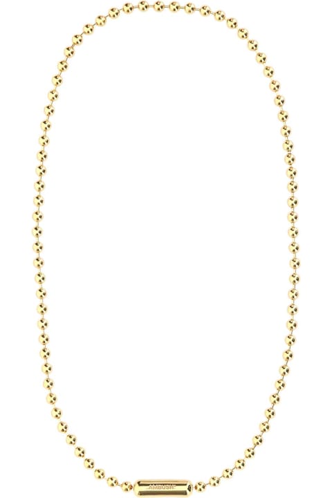 AMBUSH Jewelry for Men AMBUSH Gold 925 Silver Ball Chain Necklace