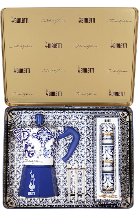 Homeware Dolce & Gabbana Set Moka 6 Tazze 3 Bicchierini E 3 Palette