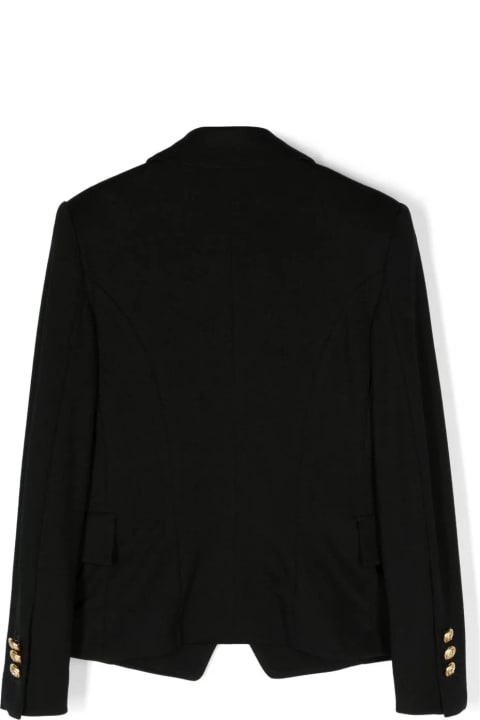 Fashion for Women Balmain Double-breasted Blazer With Embossed Buttons