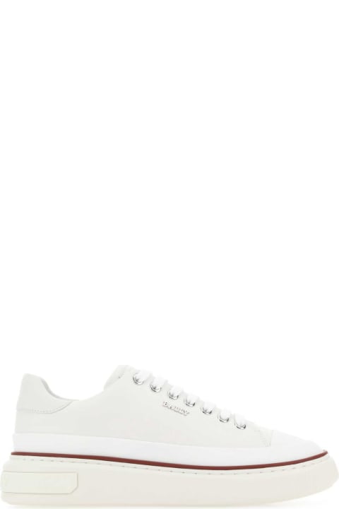 Bally for Women Bally Ivory Leather Maily Sneakers