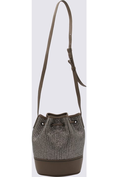 Fashion for Women Brunello Cucinelli Brown Leather Crossbody Bag