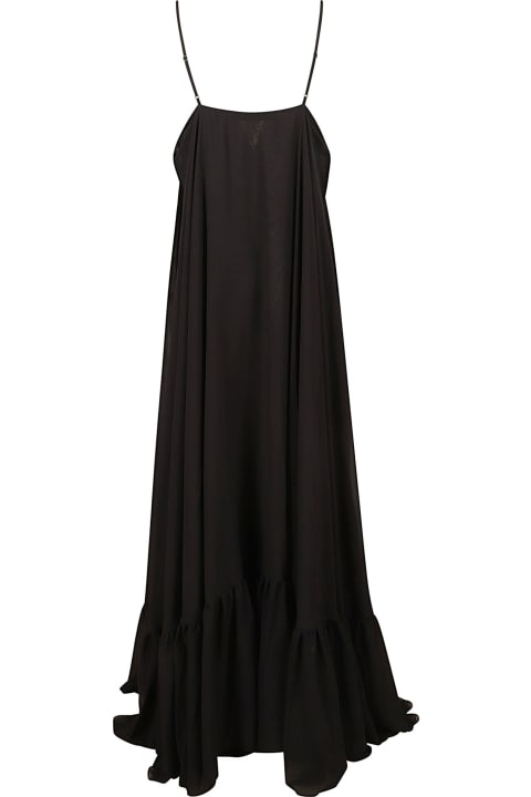 Rotate by Birger Christensen Clothing for Women Rotate by Birger Christensen Chiffon Maxi Wide Dress
