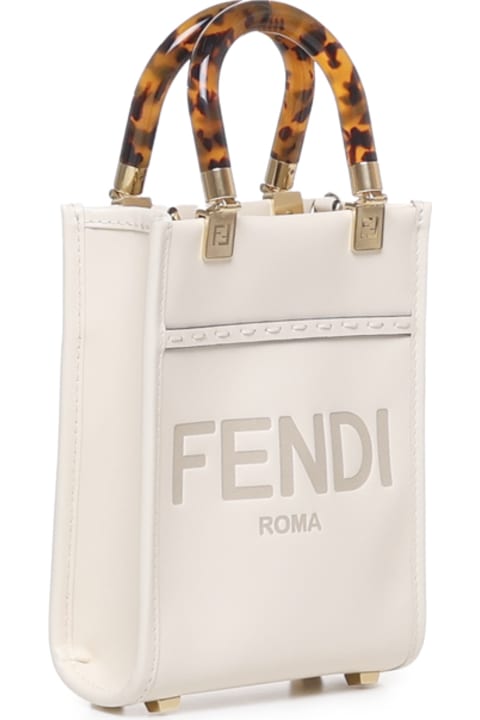 Fendi Totes for Women Fendi Sunshine Logo Tote Bag