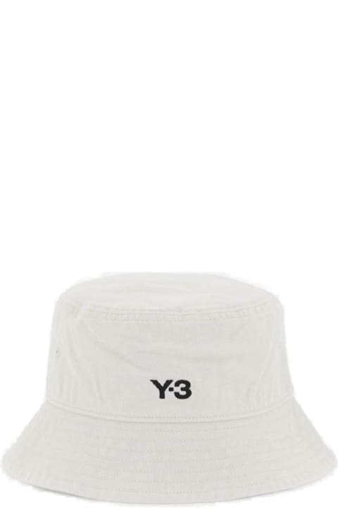 Y-3 Hats for Women Y-3 Logo-embroidered Bucket Hat