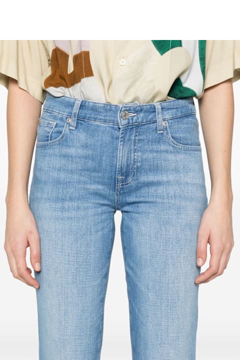 Homeware 7 For All Mankind Calie Straighnt Cropped Jeans