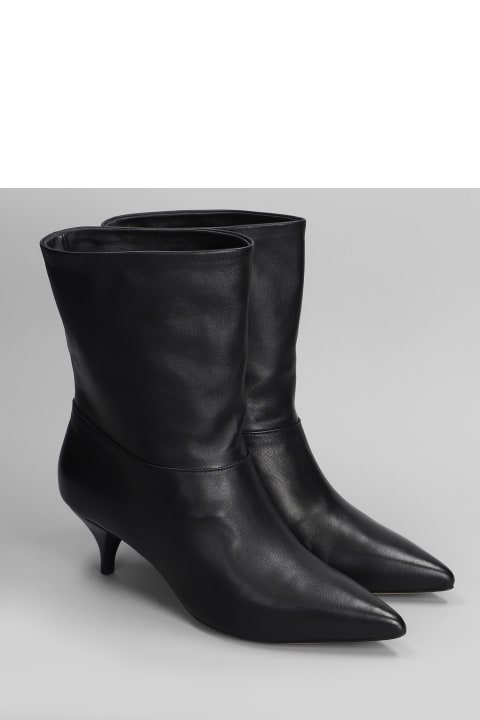 Alchimia Shoes for Women Alchimia High Heels Ankle Boots In Black Leather