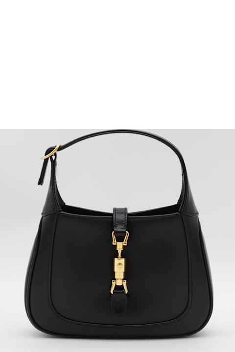 Bags for Women Gucci Black Leather Small Jackie Shoulder Bag